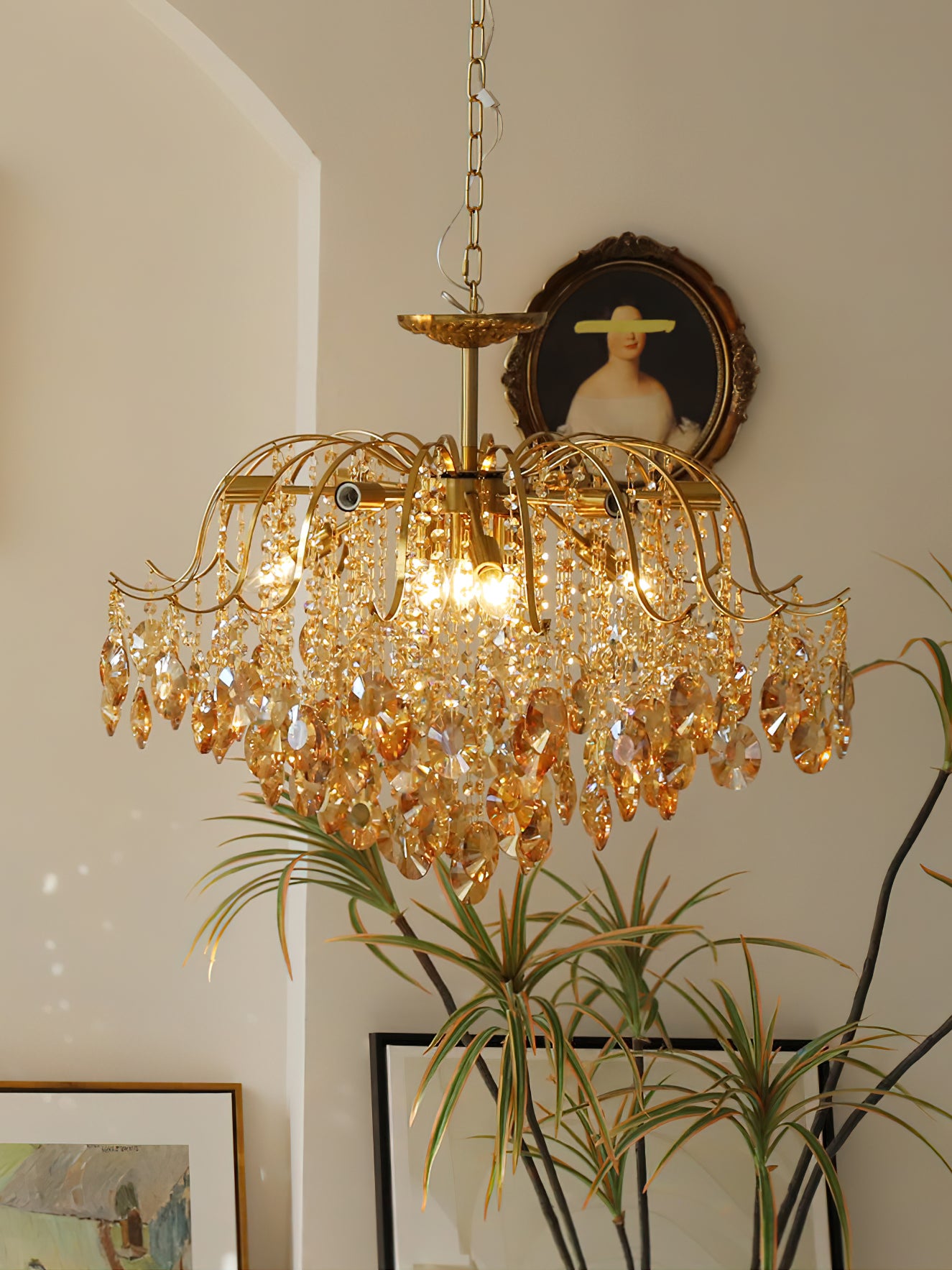Windchime Crystal Chandelier