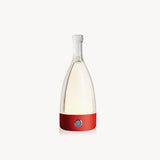 Lampada da tavolo a forma di bottiglia di vino