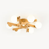 Plafoniera Orin in legno