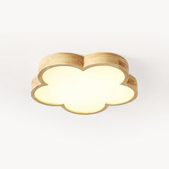 Lámpara de Techo Flores de Madera