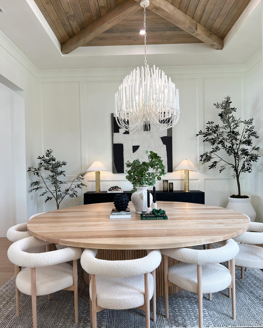 Dense Wooden Stick Chandelier – detail 17