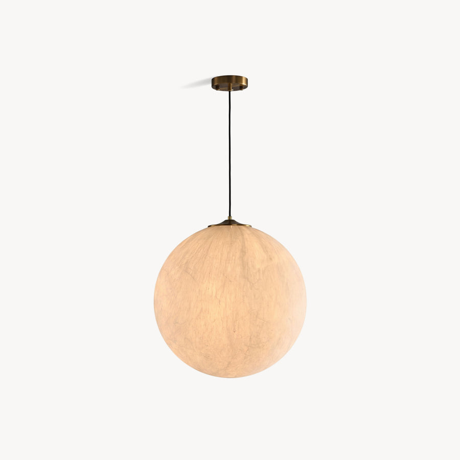 Wynn Organic Silk Pendant Light