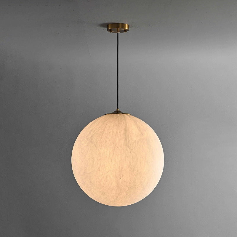 Wynn Organic Silk Pendant Light