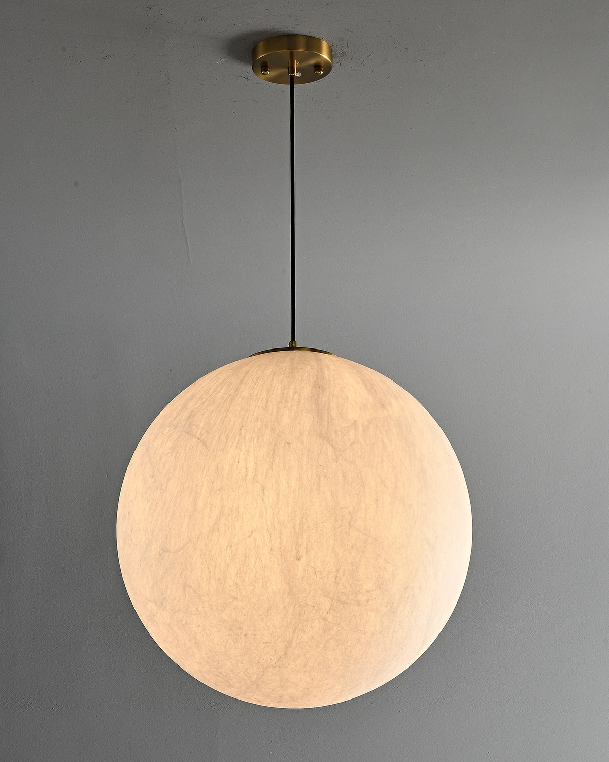 Wynn Organic Silk Pendant Light