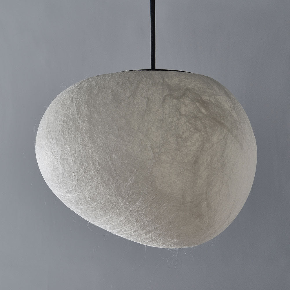Abner Organic Silk Pendant Light