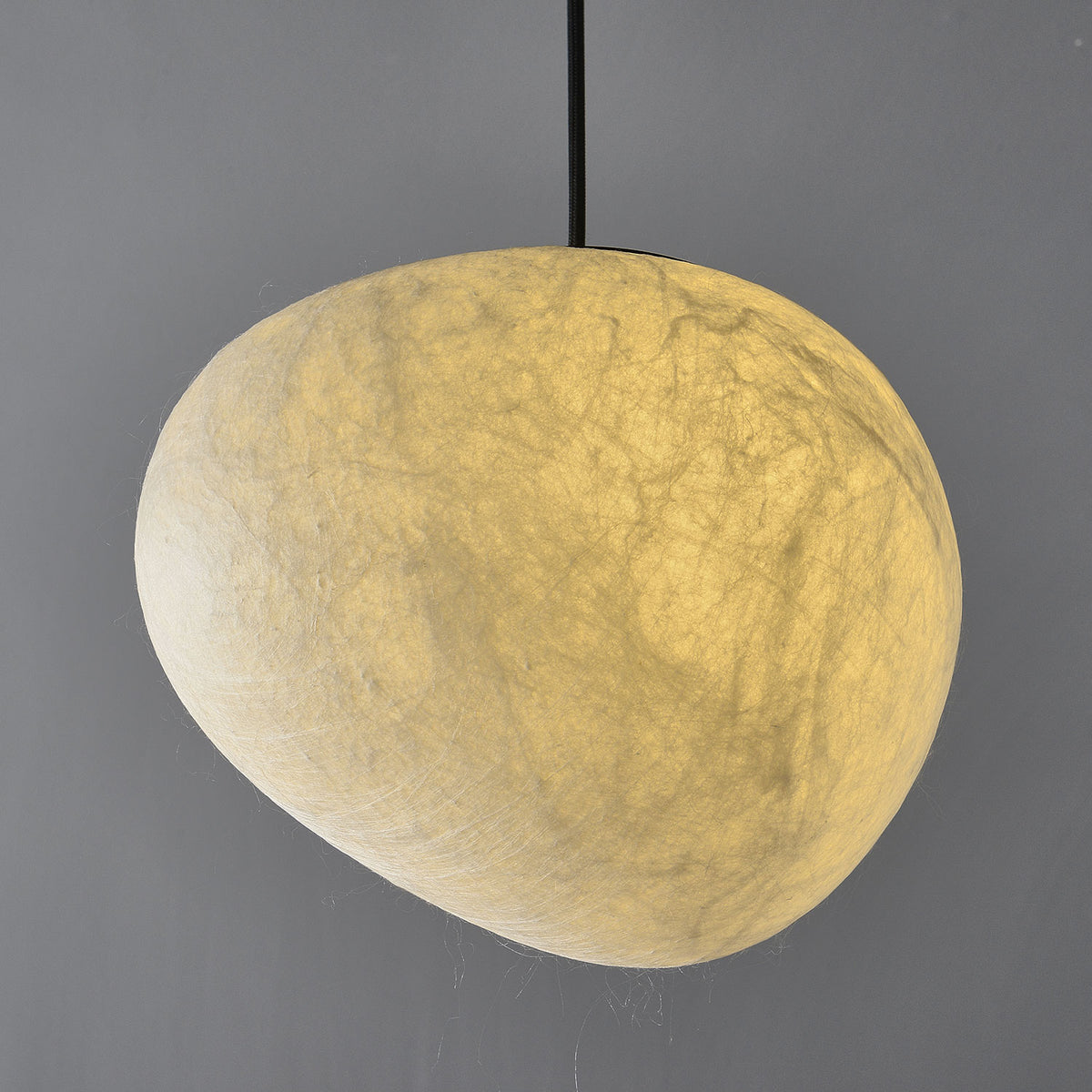 Abner Organic Silk Pendant Light