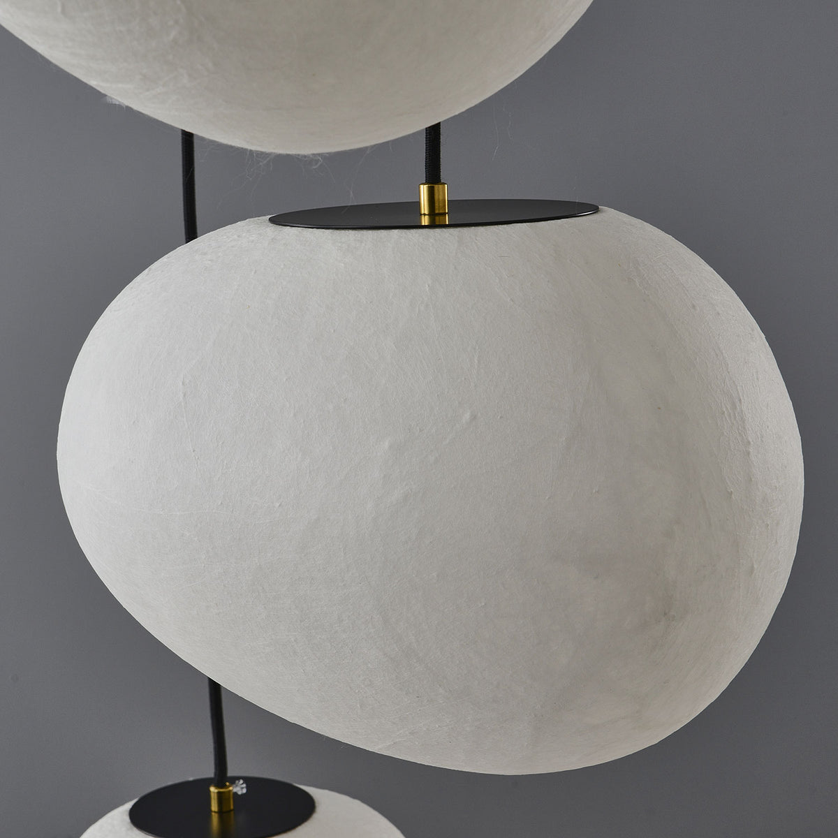 Abner Organic Silk Pendant Light
