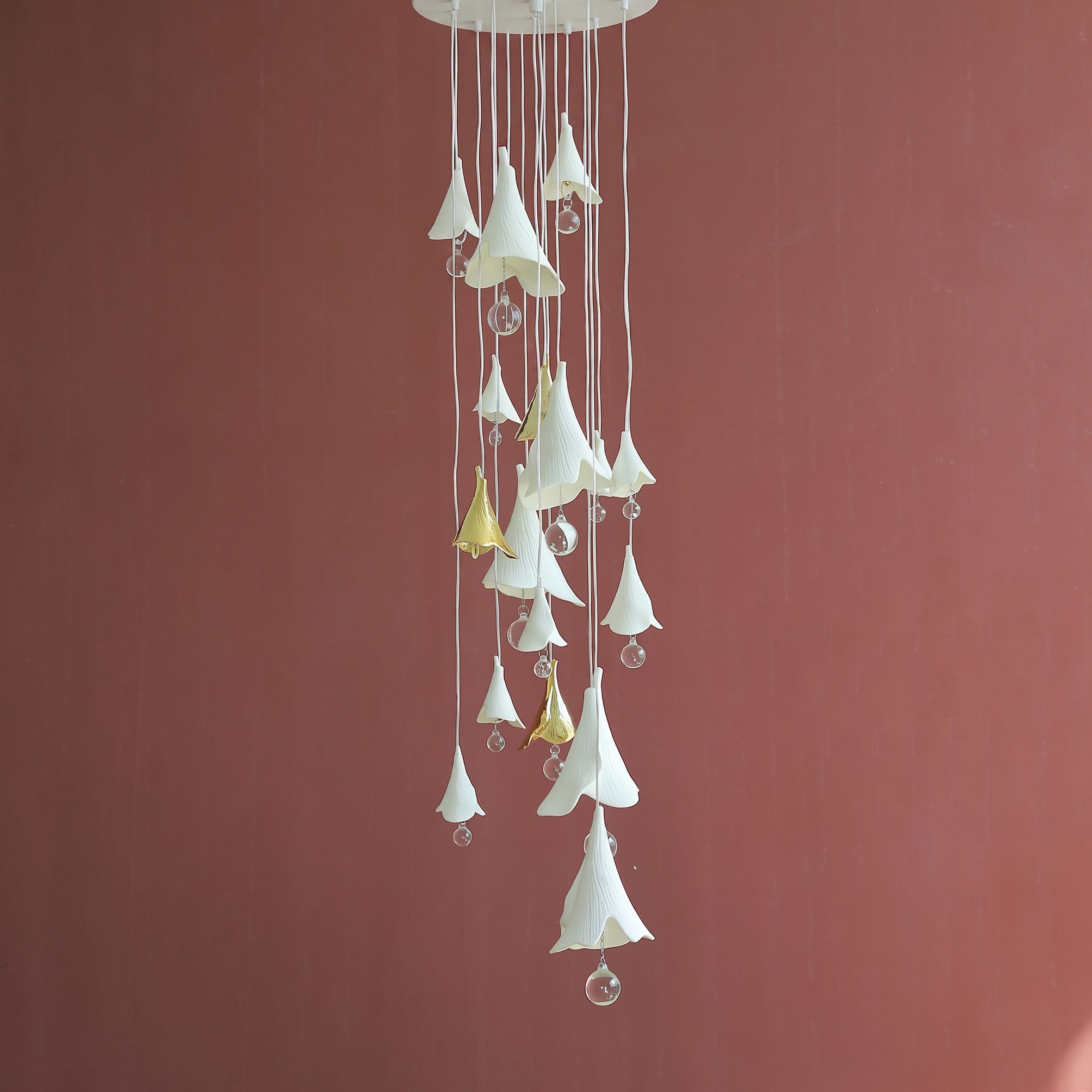 Aimsley Calla Lily Cascading Chandelier