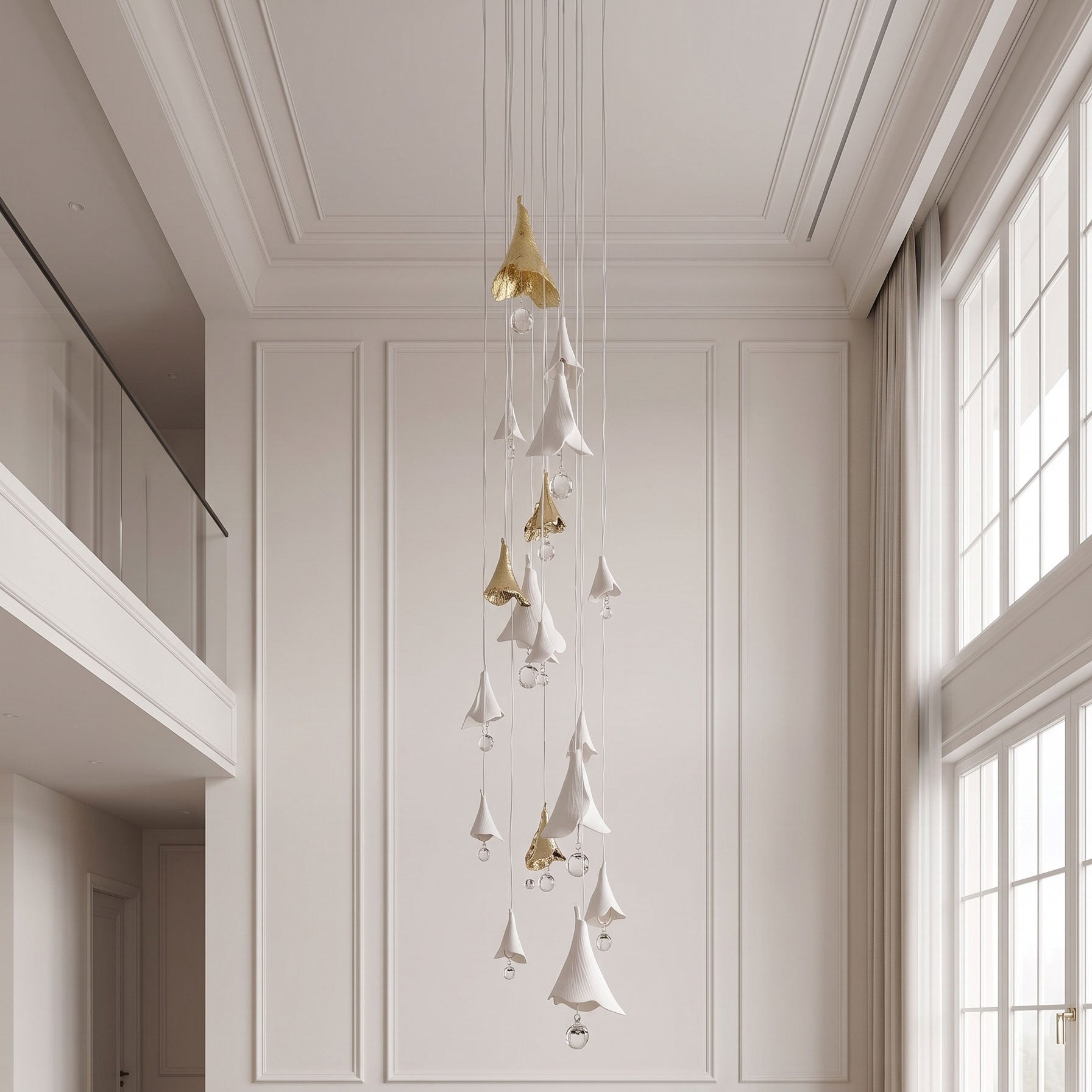 Aimsley Calla Lily Cascading Chandelier