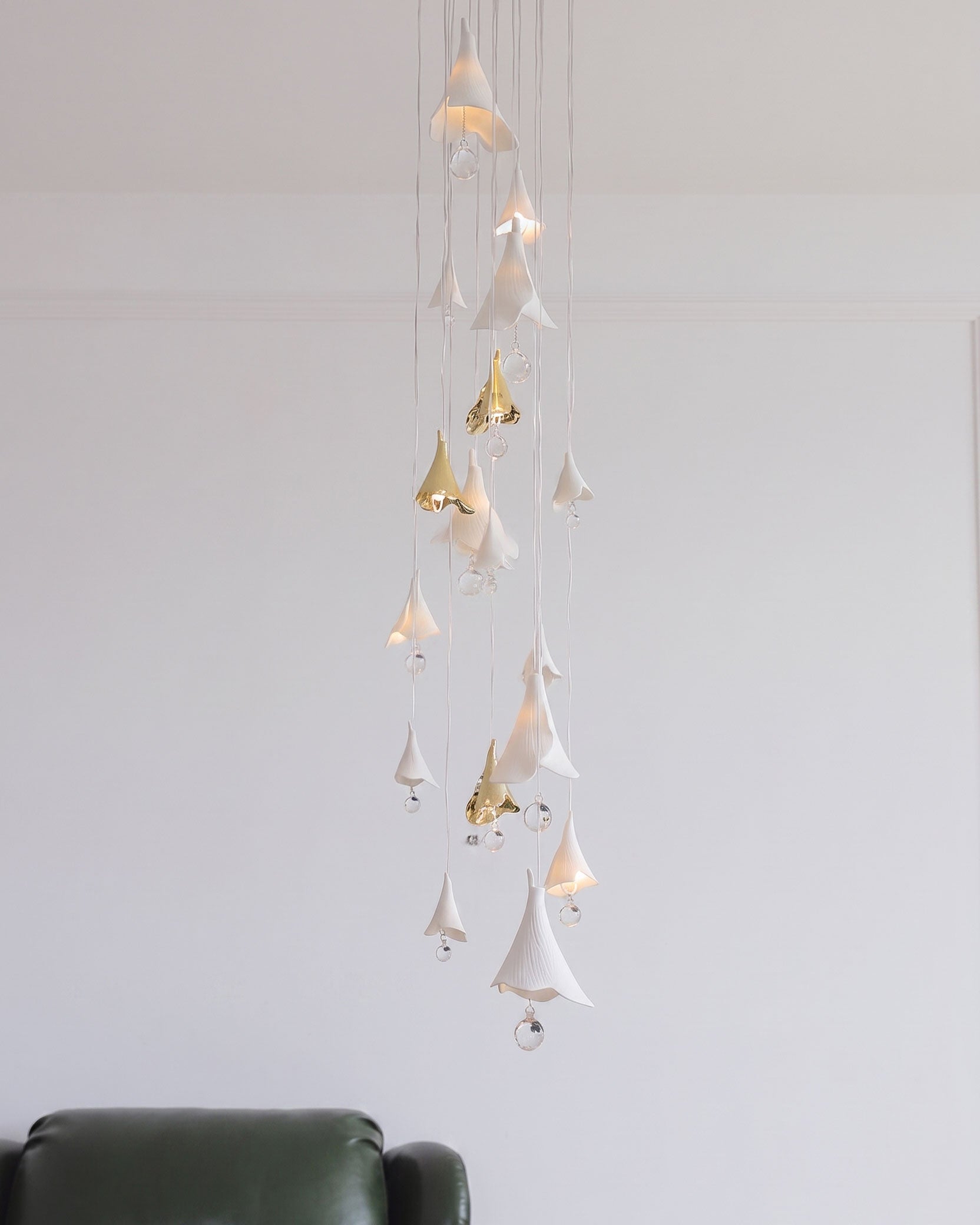 Aimsley Calla Lily Cascading Chandelier