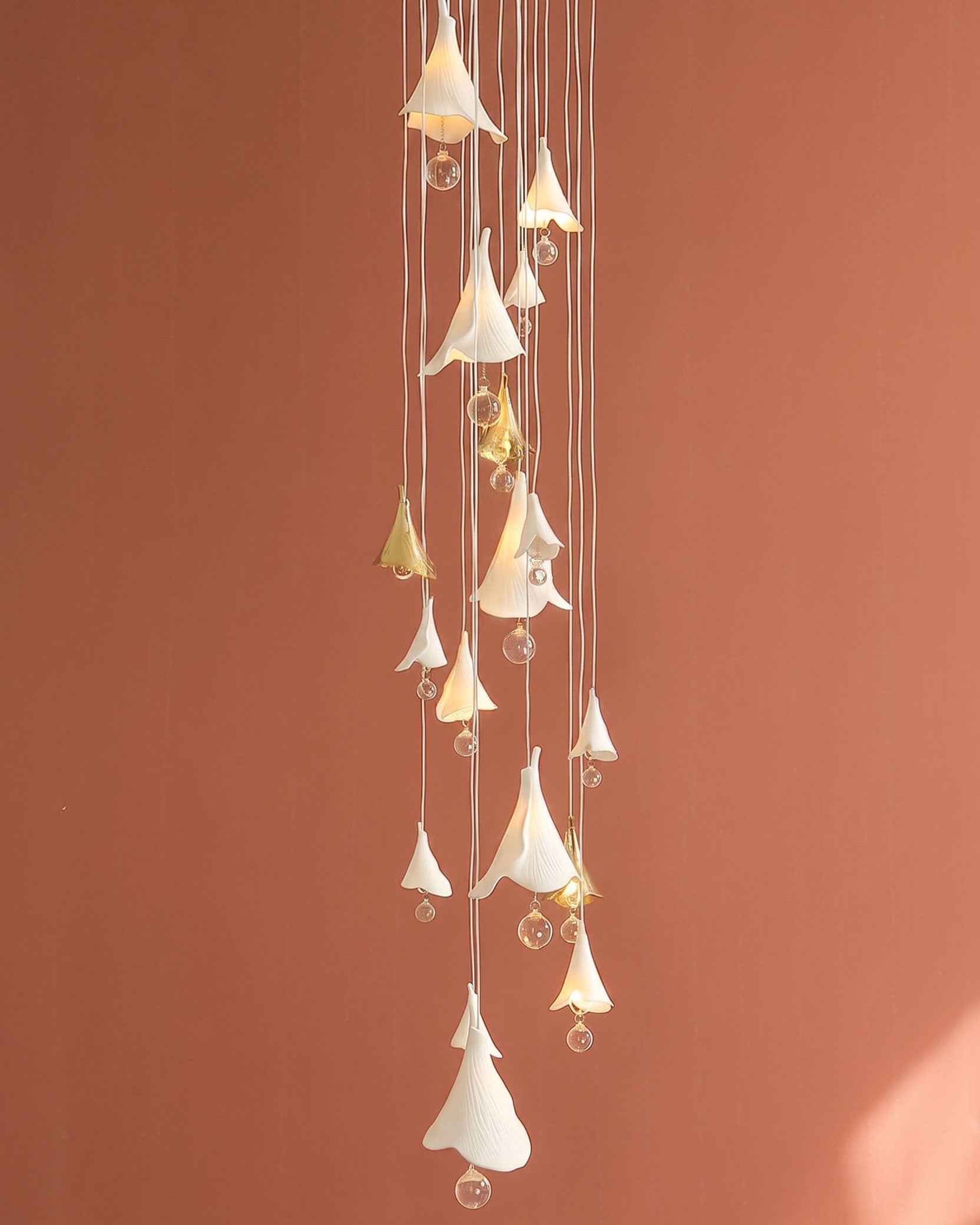 Aimsley Calla Lily Cascading Chandelier