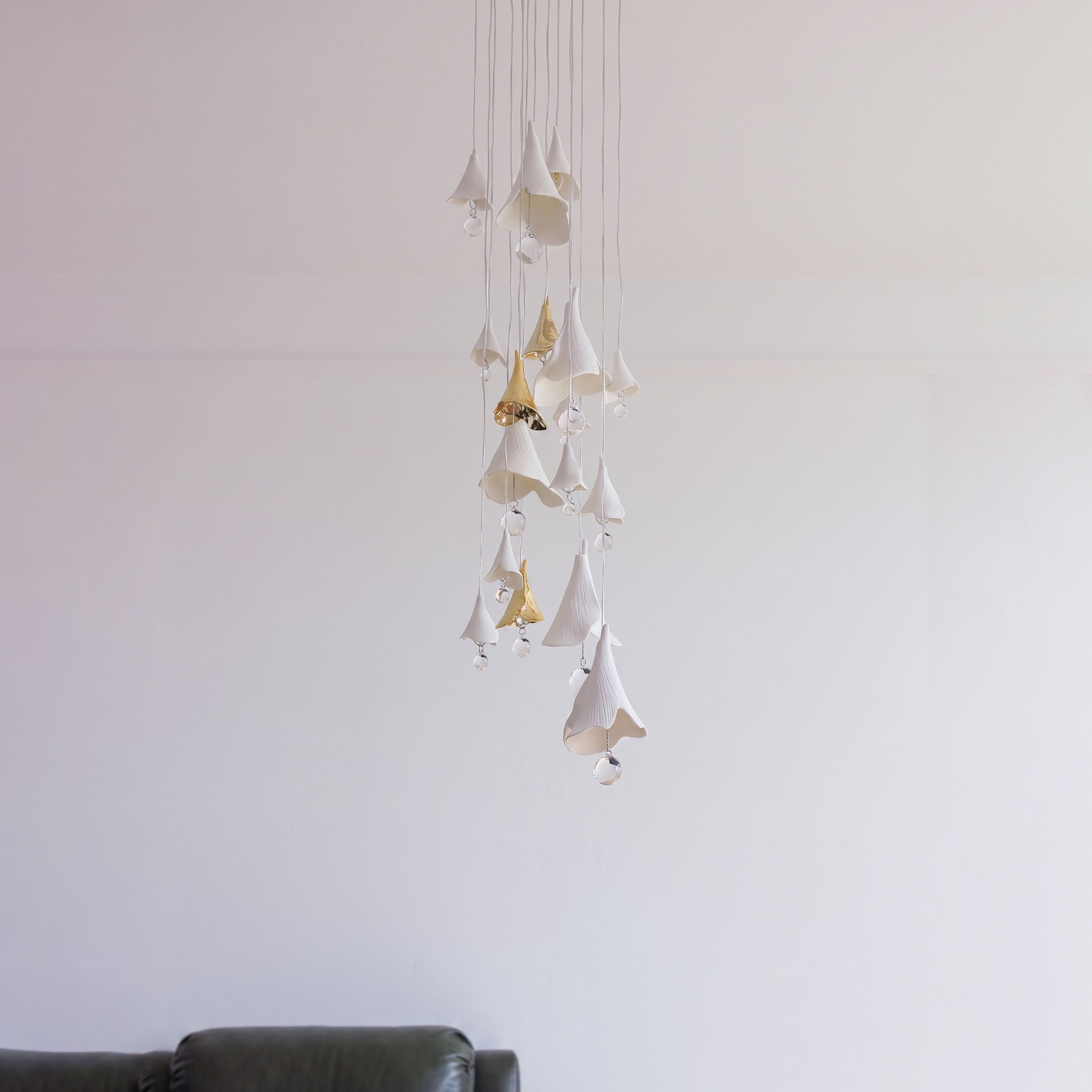 Aimsley Calla Lily Cascading Chandelier