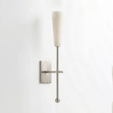 Brushed Nickel & White