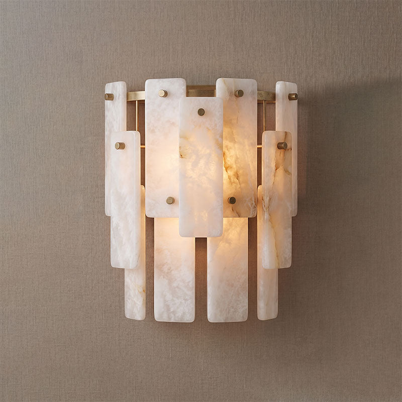 Albright Natural Alabaster Wall Sconce
