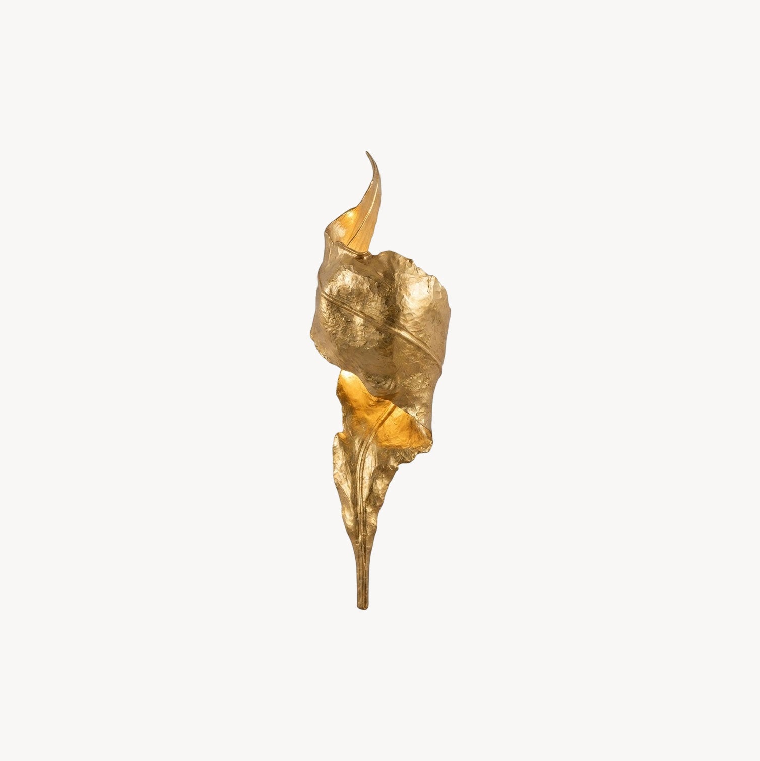 Althaia Sculptural Leaf Wall Sconce
