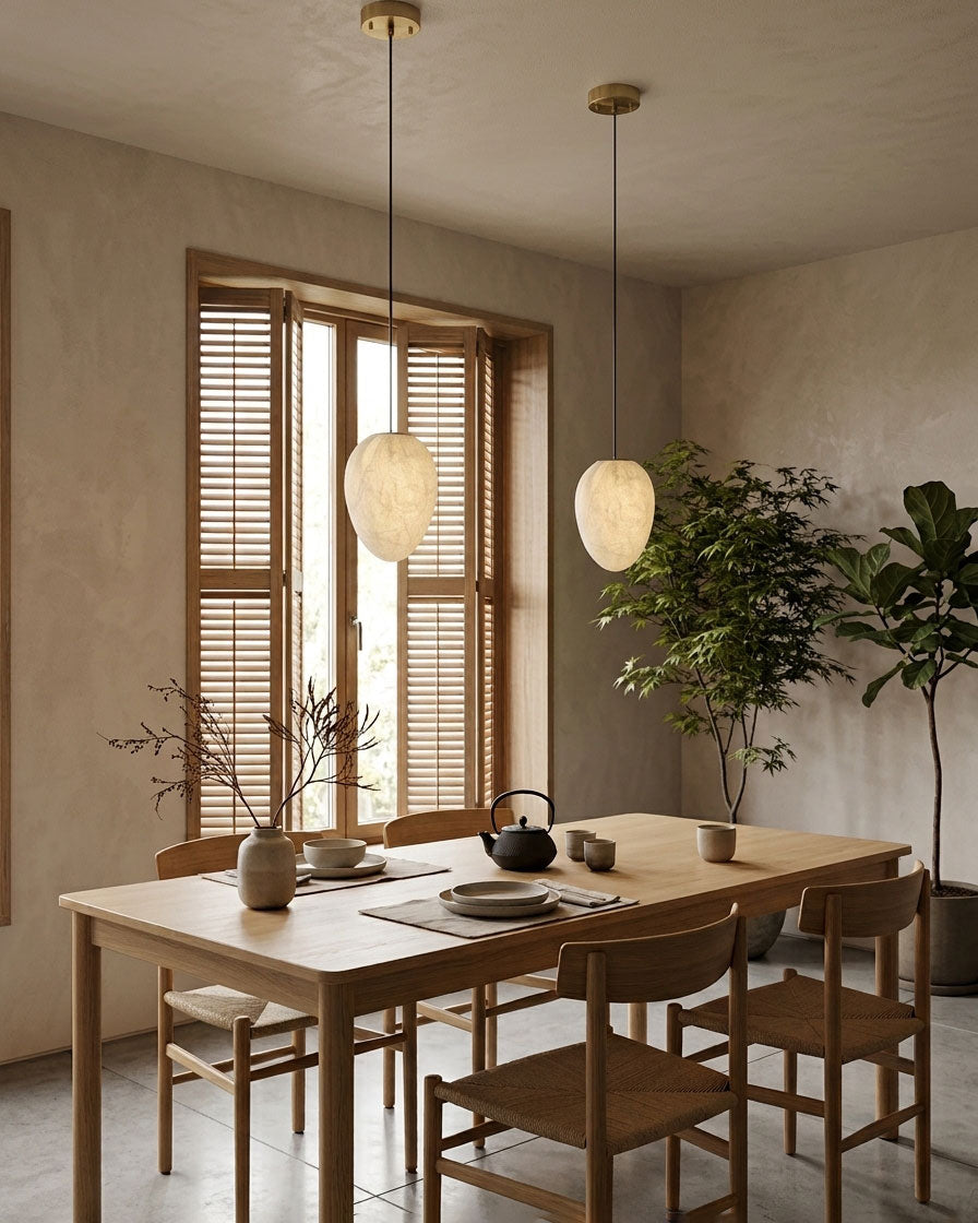 Amabel Silk Pendant Light