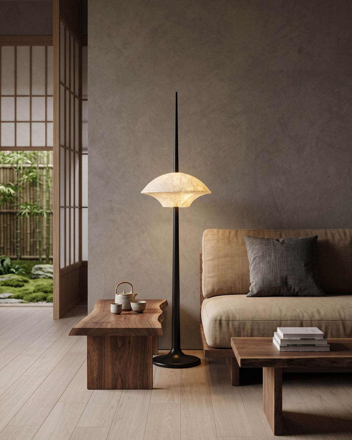Ames Silk Spire Floor Lamp
