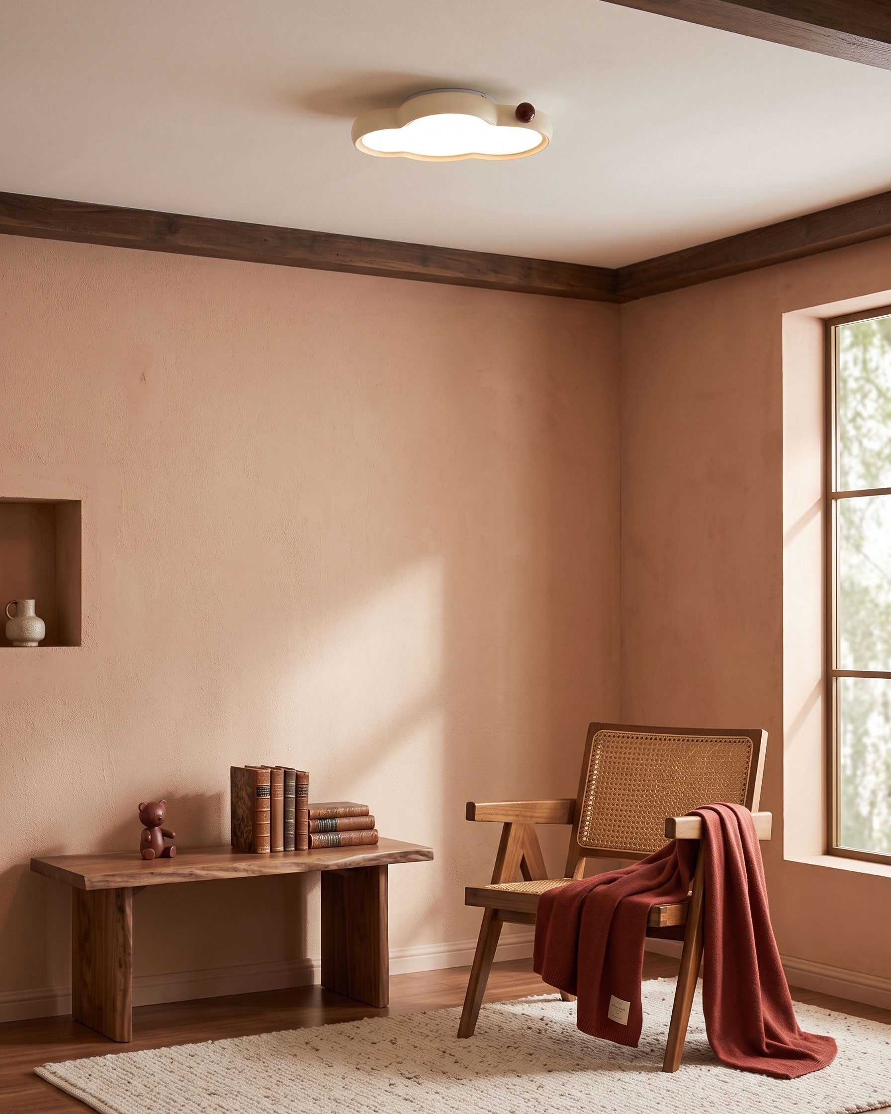 Amos Whimsical Cloud Flush Mount