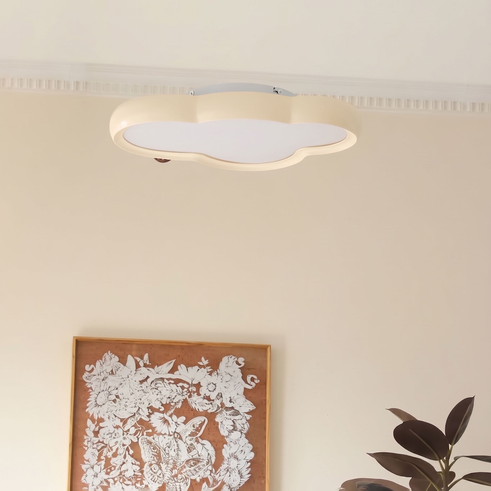 Amos Whimsical Cloud Flush Mount