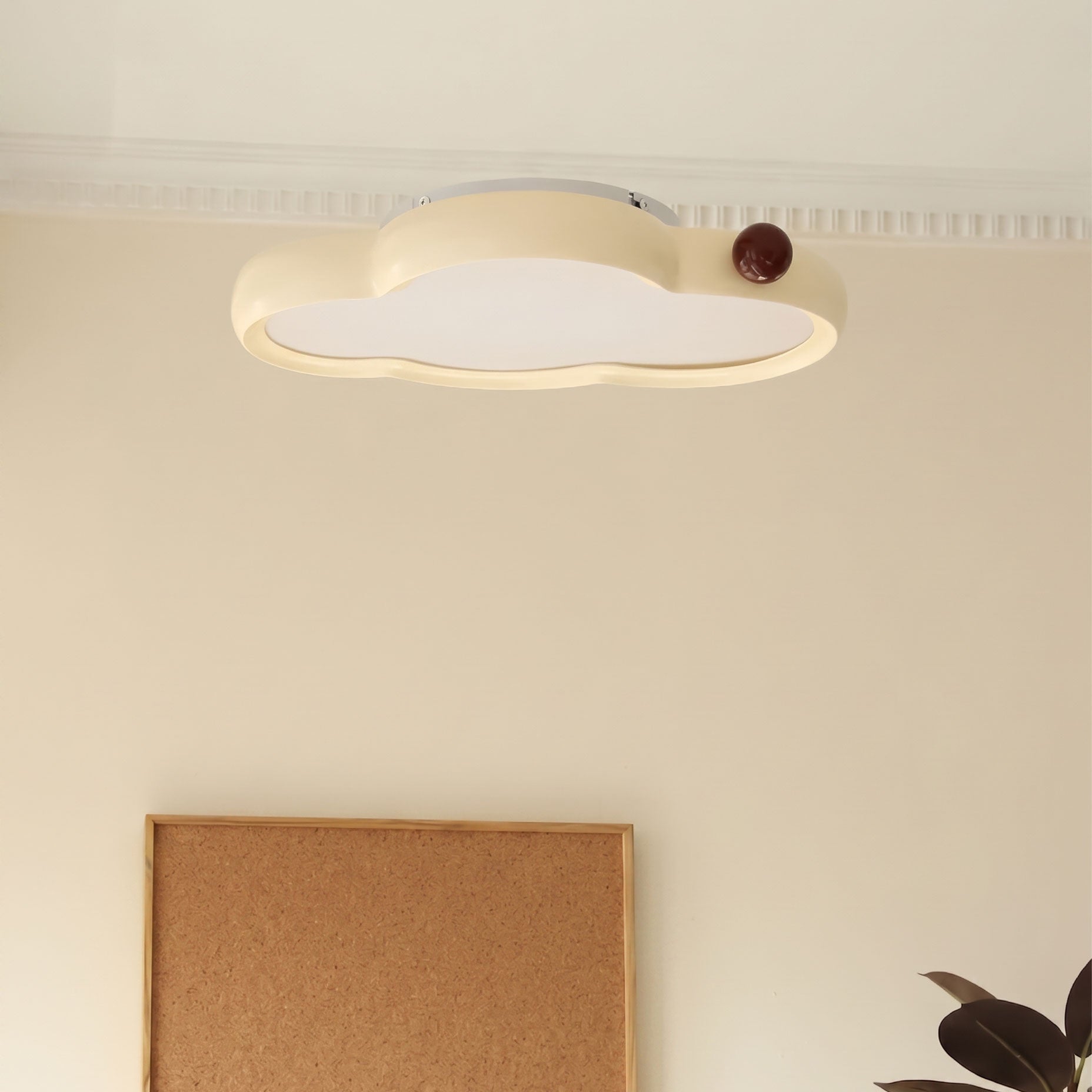 Amos Whimsical Cloud Flush Mount