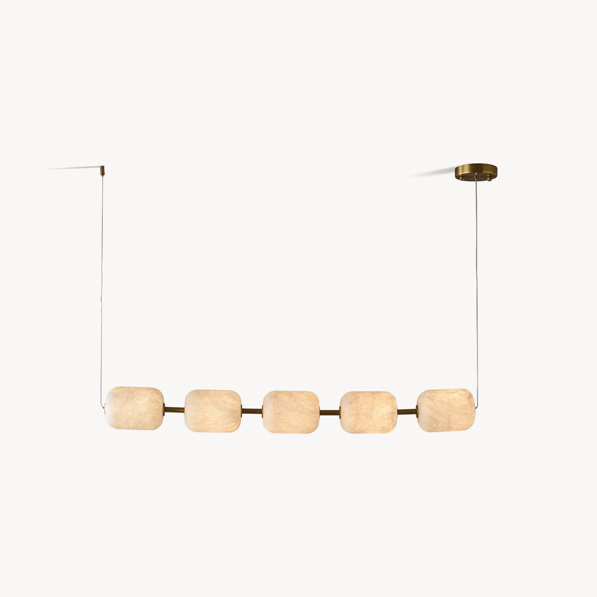 Anais Silk Linear Pendant Light