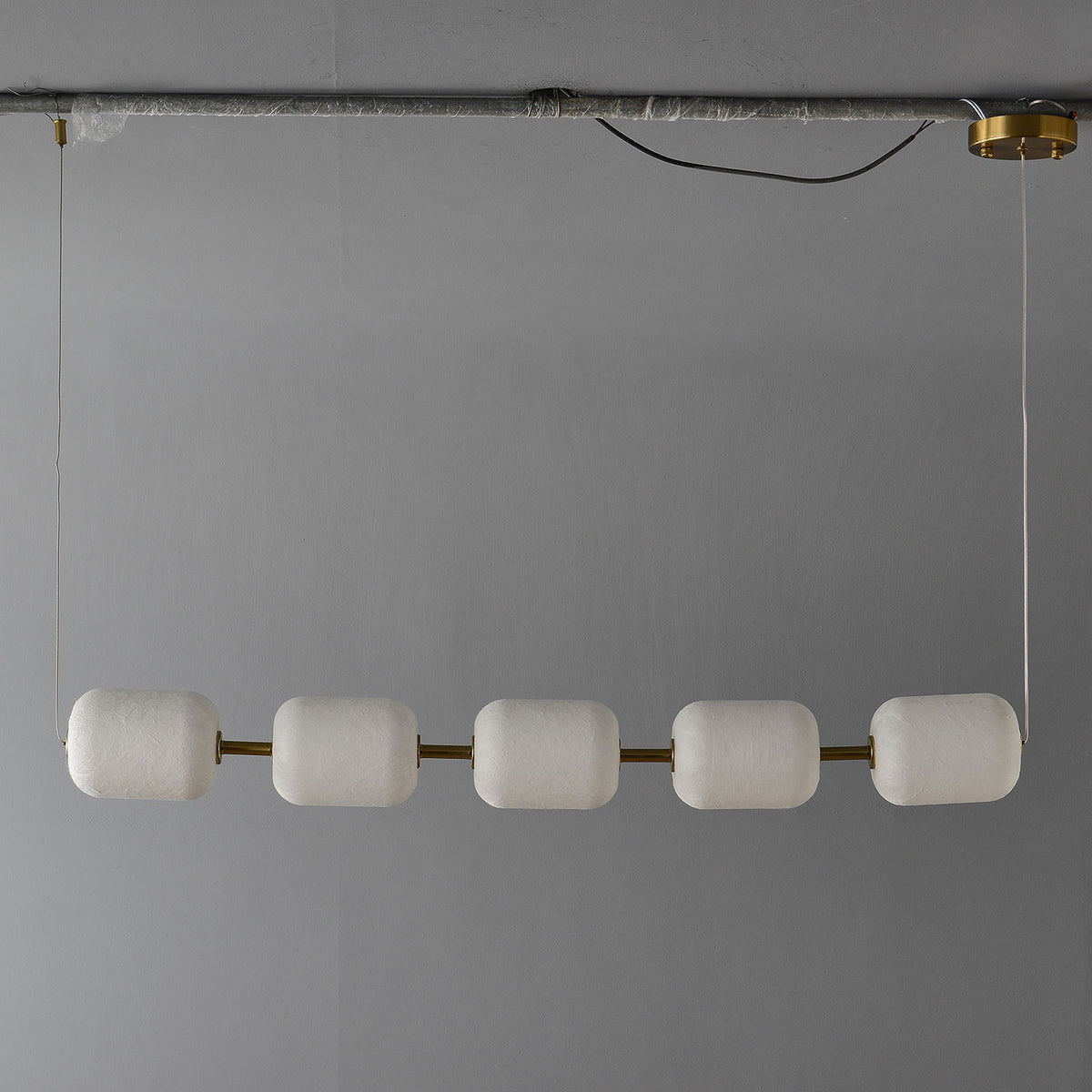 Anais Silk Linear Pendant Light