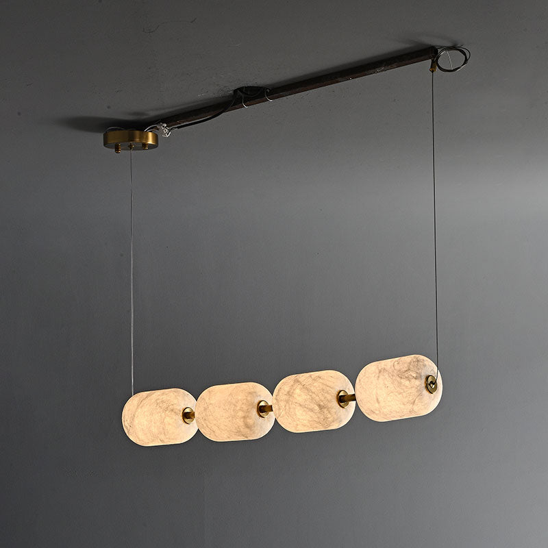 Anais Silk Linear Pendant Light