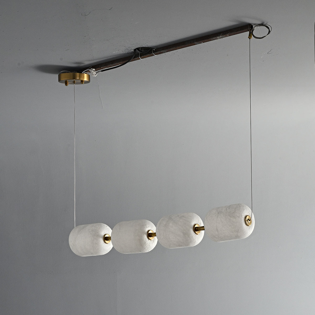 Anais Silk Linear Pendant Light