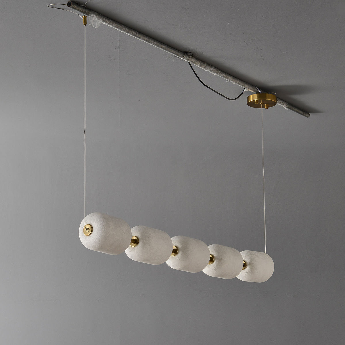 Anais Silk Linear Pendant Light