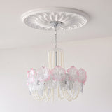 Satin Nickel & Pink + Clear