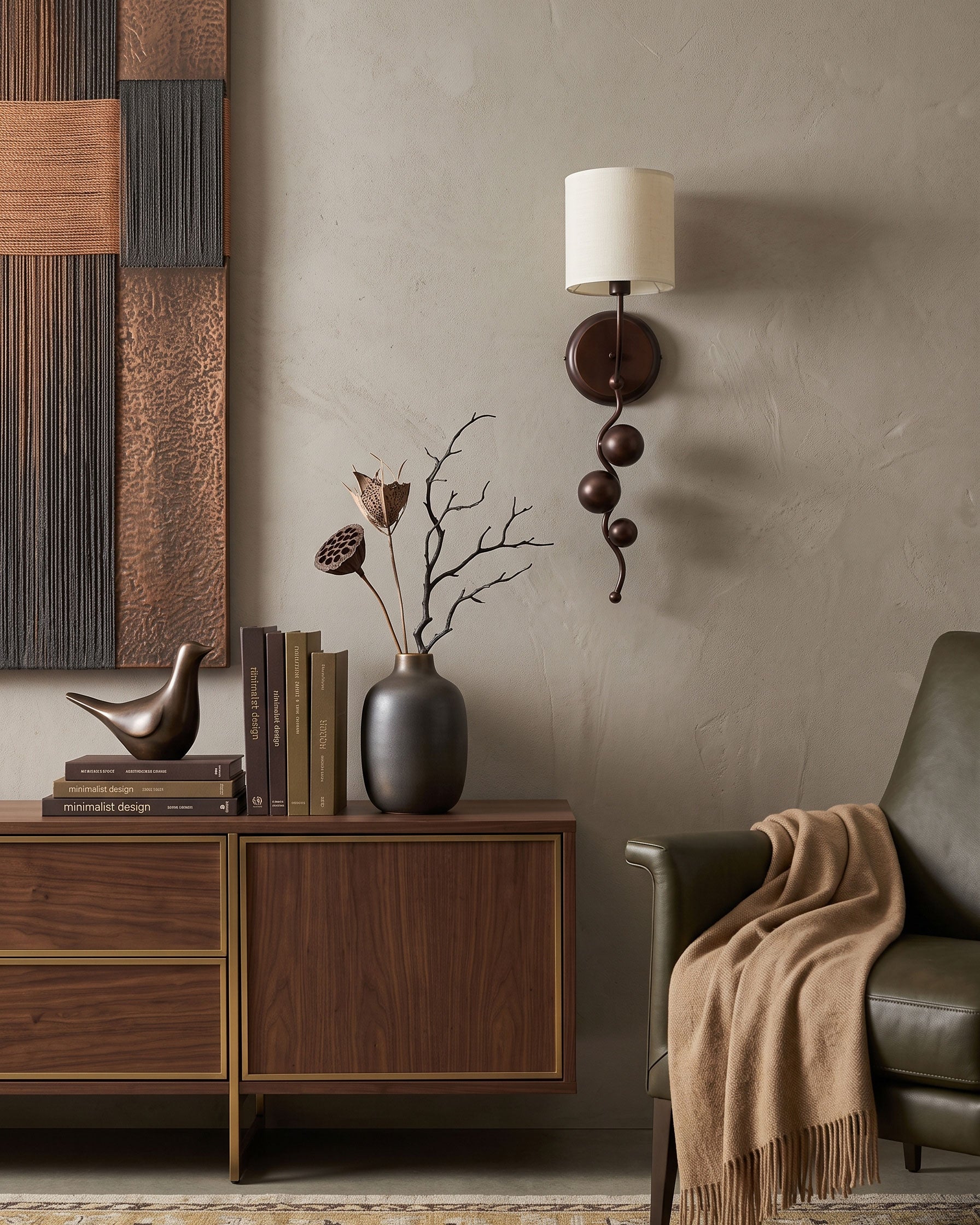 Ansel Cascading Sphere Wall Sconce
