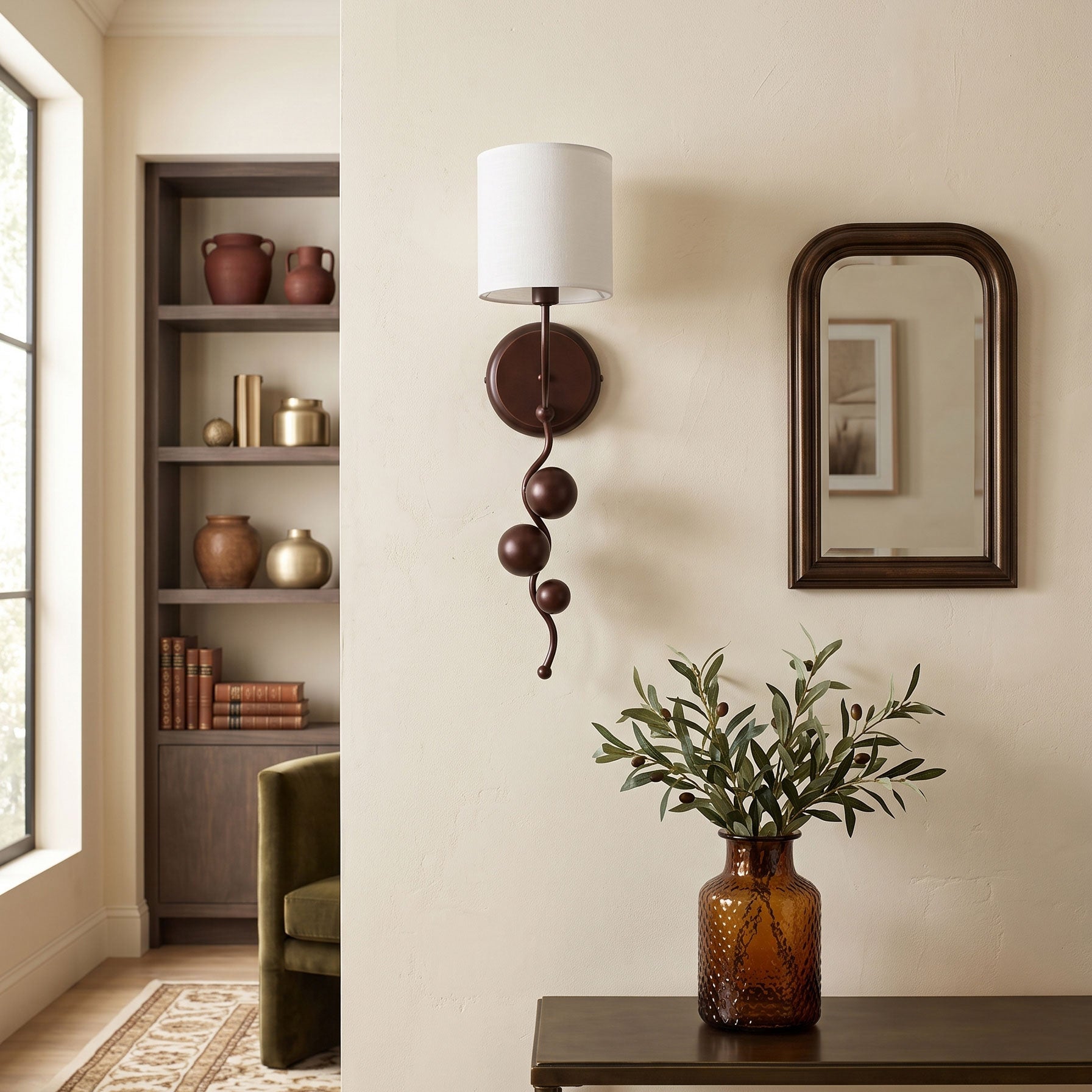 Ansel Cascading Sphere Wall Sconce