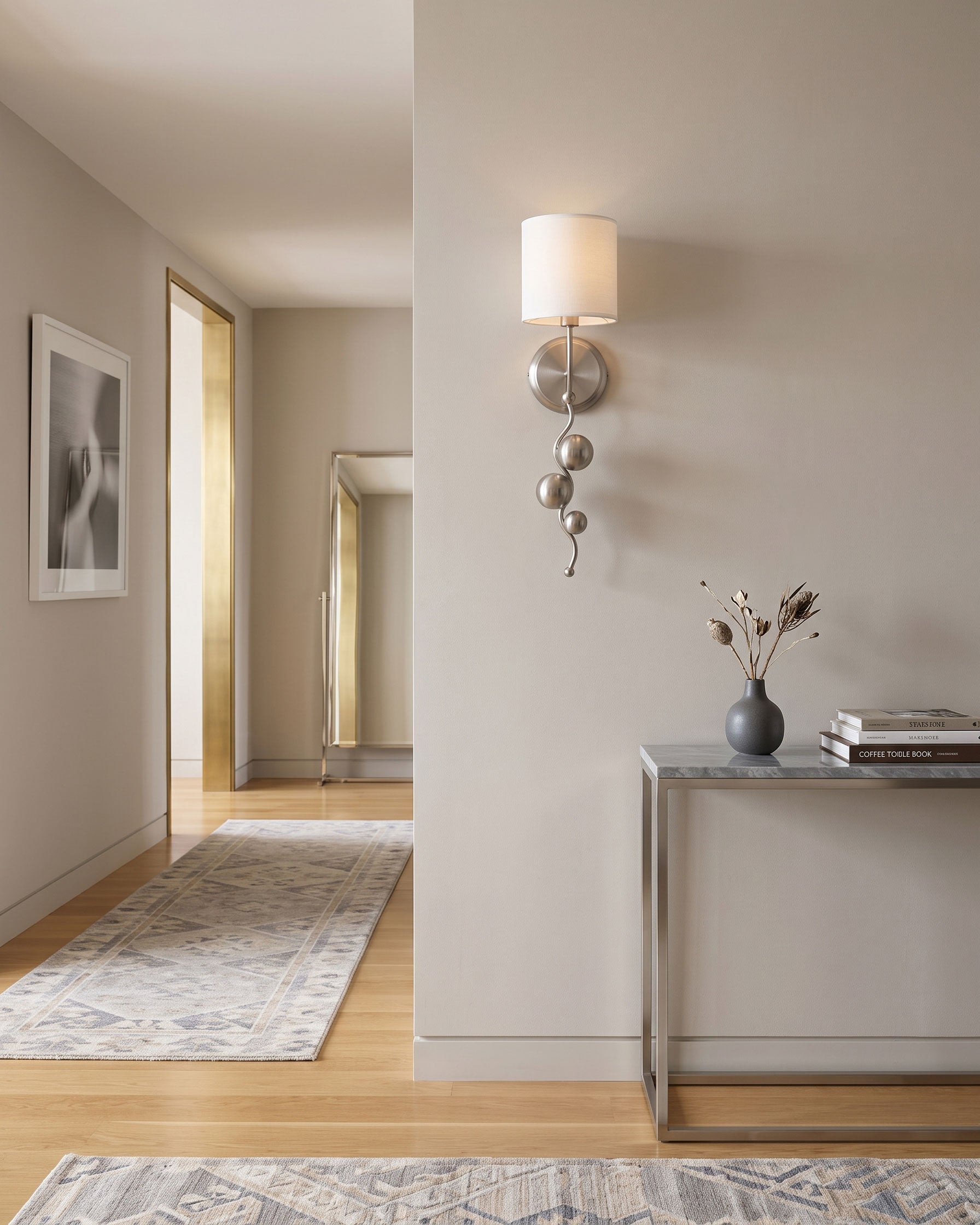 Ansel Cascading Sphere Wall Sconce