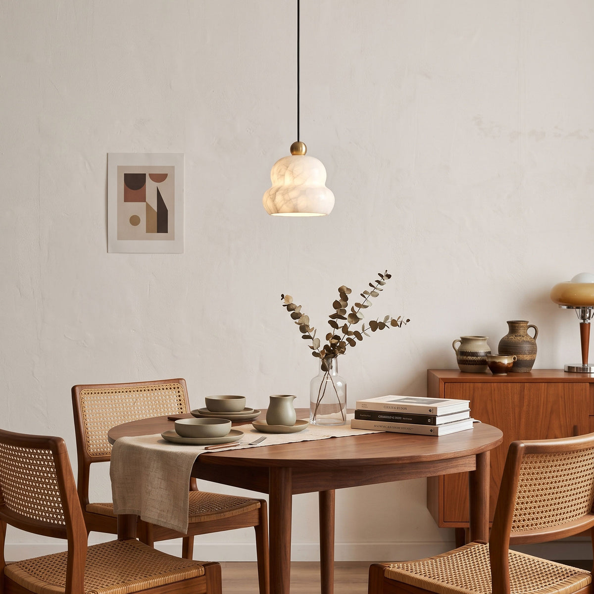 Anzu Alabaster Pendant Lamp
