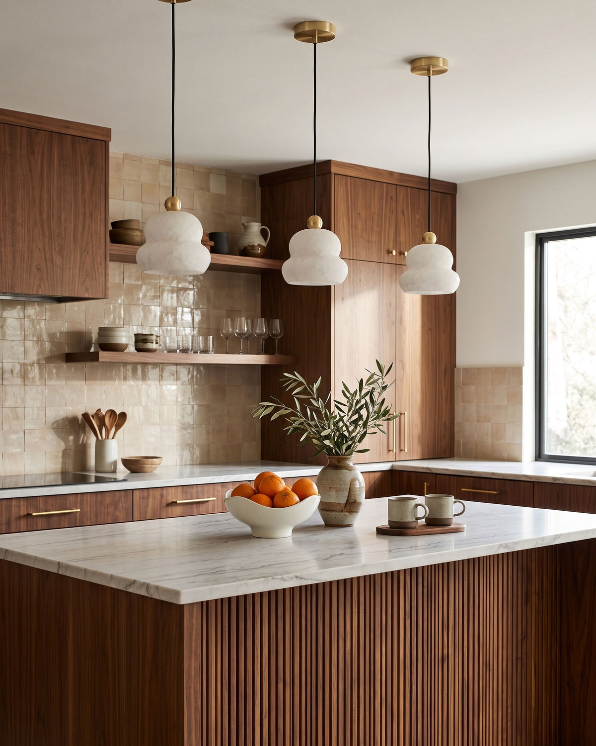 Anzu Alabaster Pendant Lamp