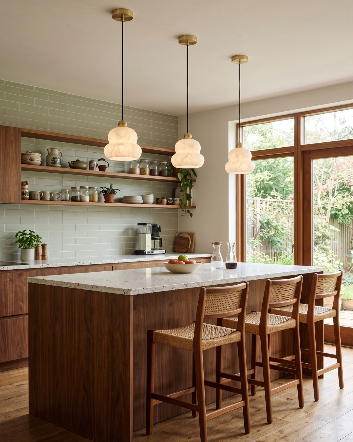 Anzu Alabaster Pendant Lamp