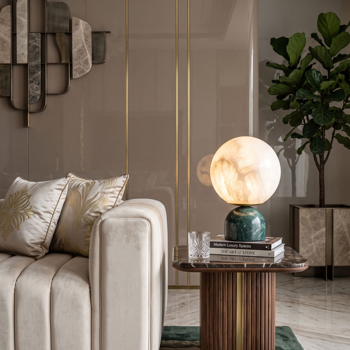 Augustin Alabaster Table Lamp