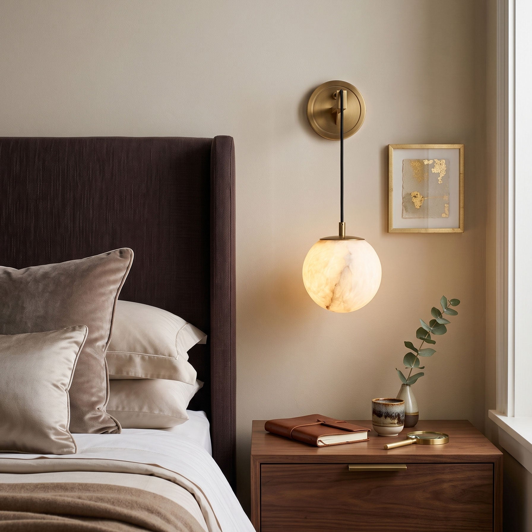 Balthazar Natural Alabaster Wall Sconce