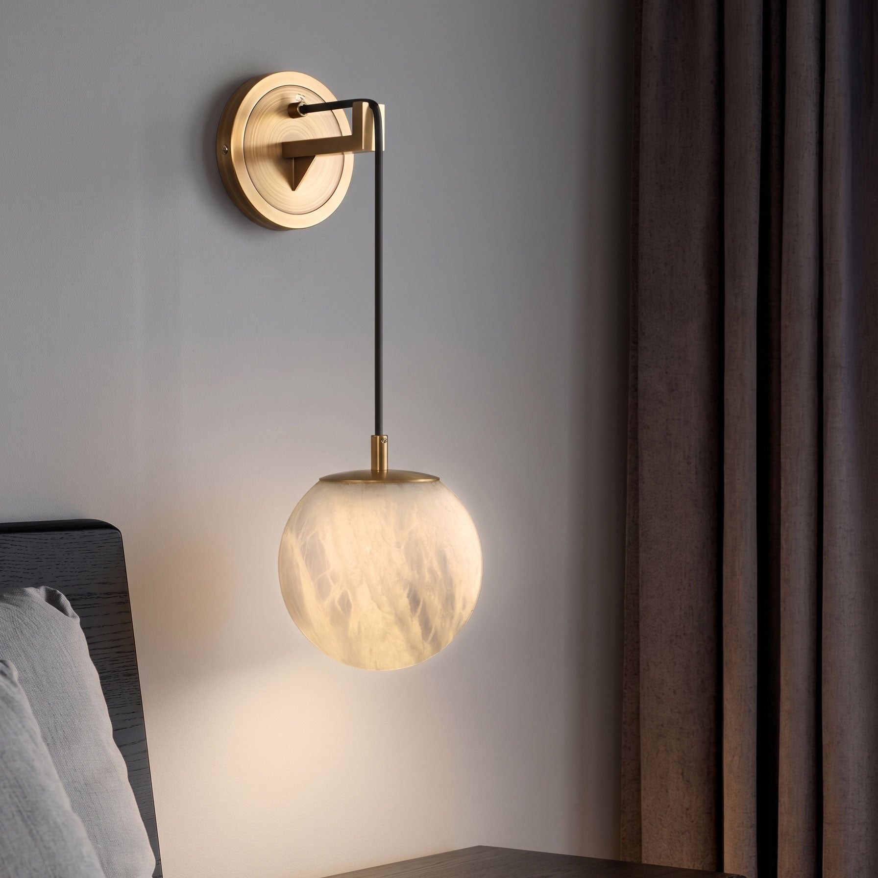 Balthazar Natural Alabaster Wall Sconce