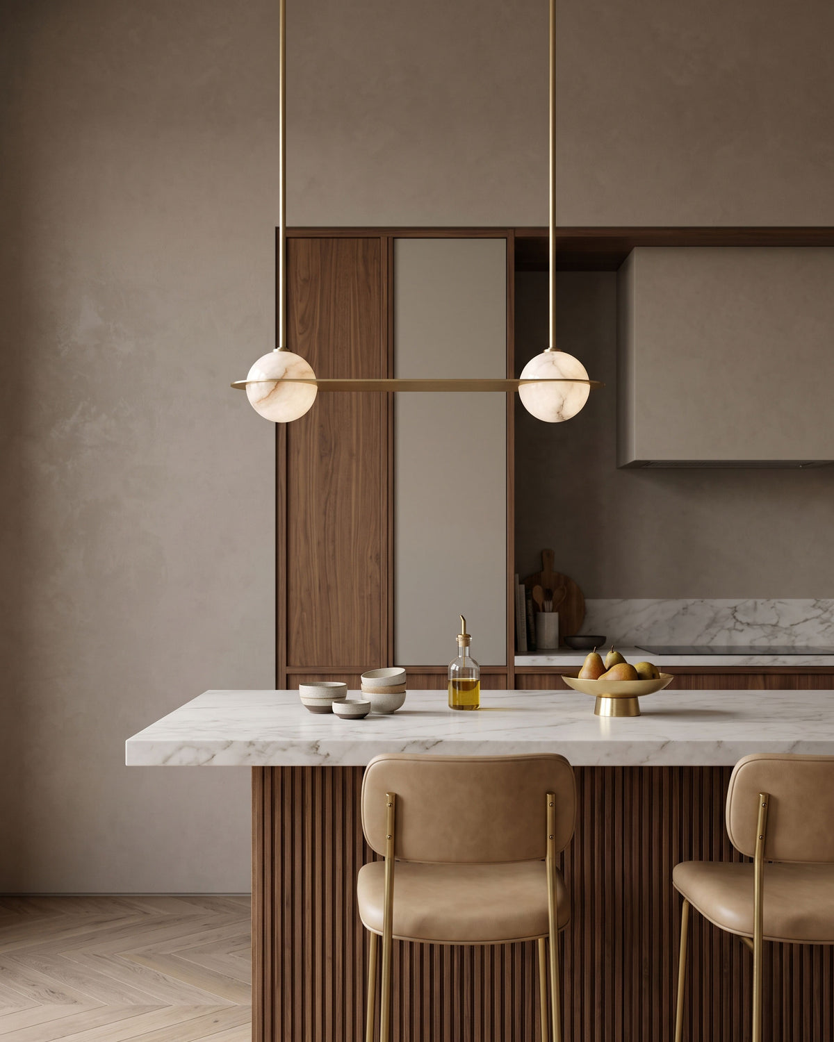 Barton Linear Sphere Pendant Light