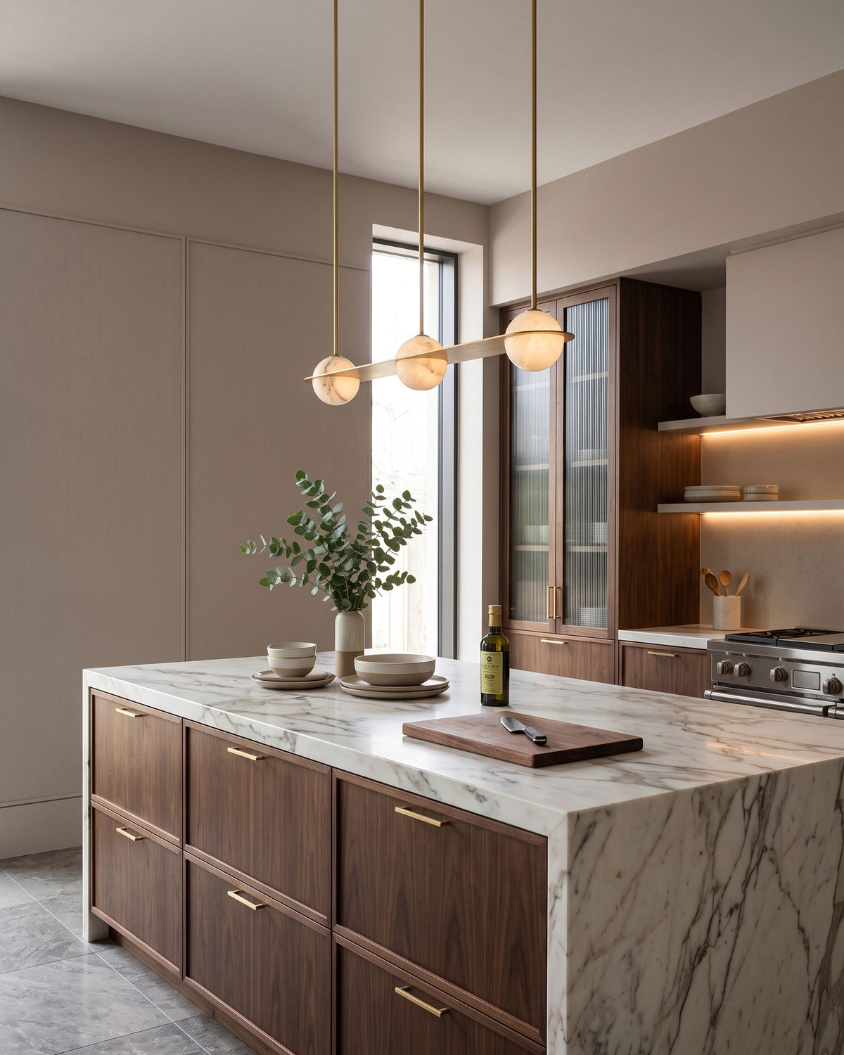 Barton Linear Sphere Pendant Light