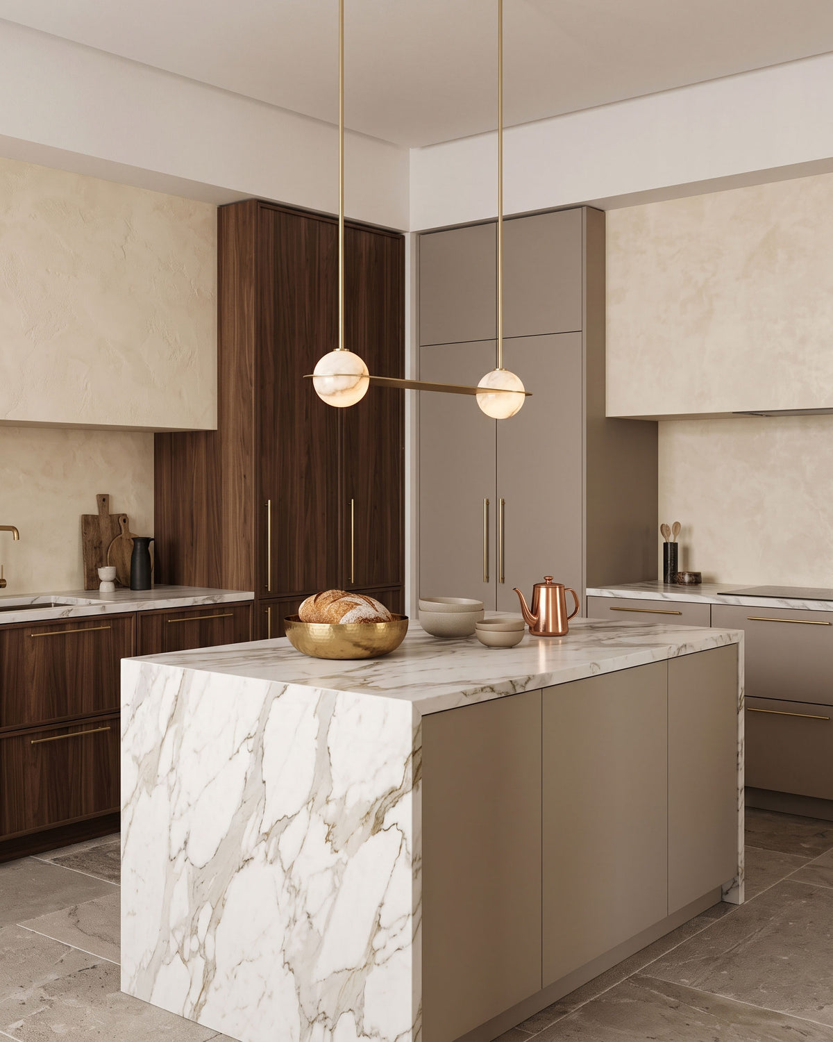 Barton Linear Sphere Pendant Light