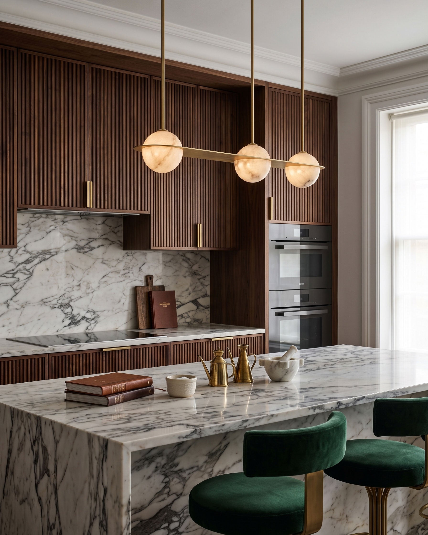Barton Linear Sphere Pendant Light