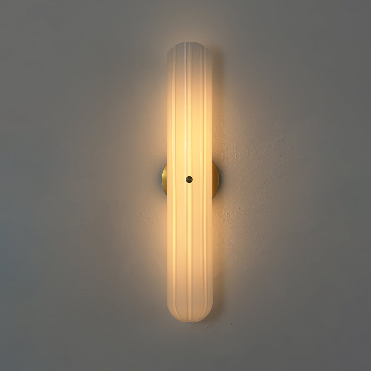 Bastien Milk Glass Wall Sconce