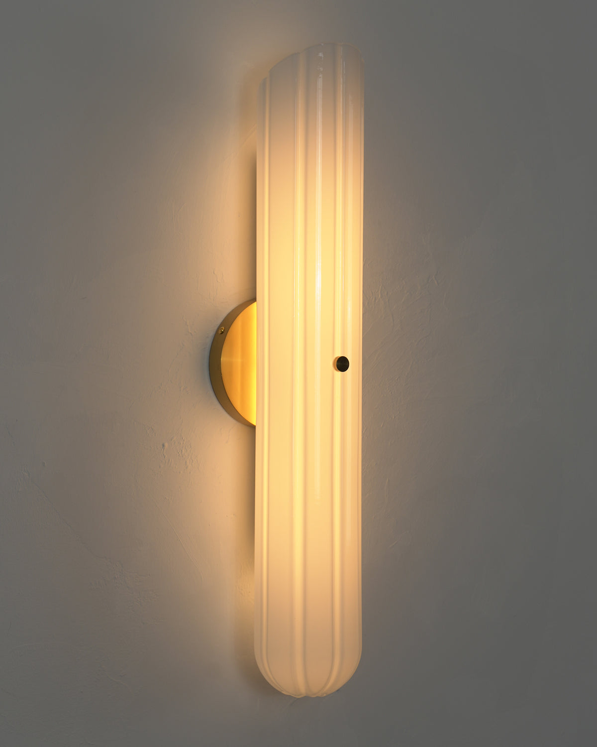 Bastien Milk Glass Wall Sconce