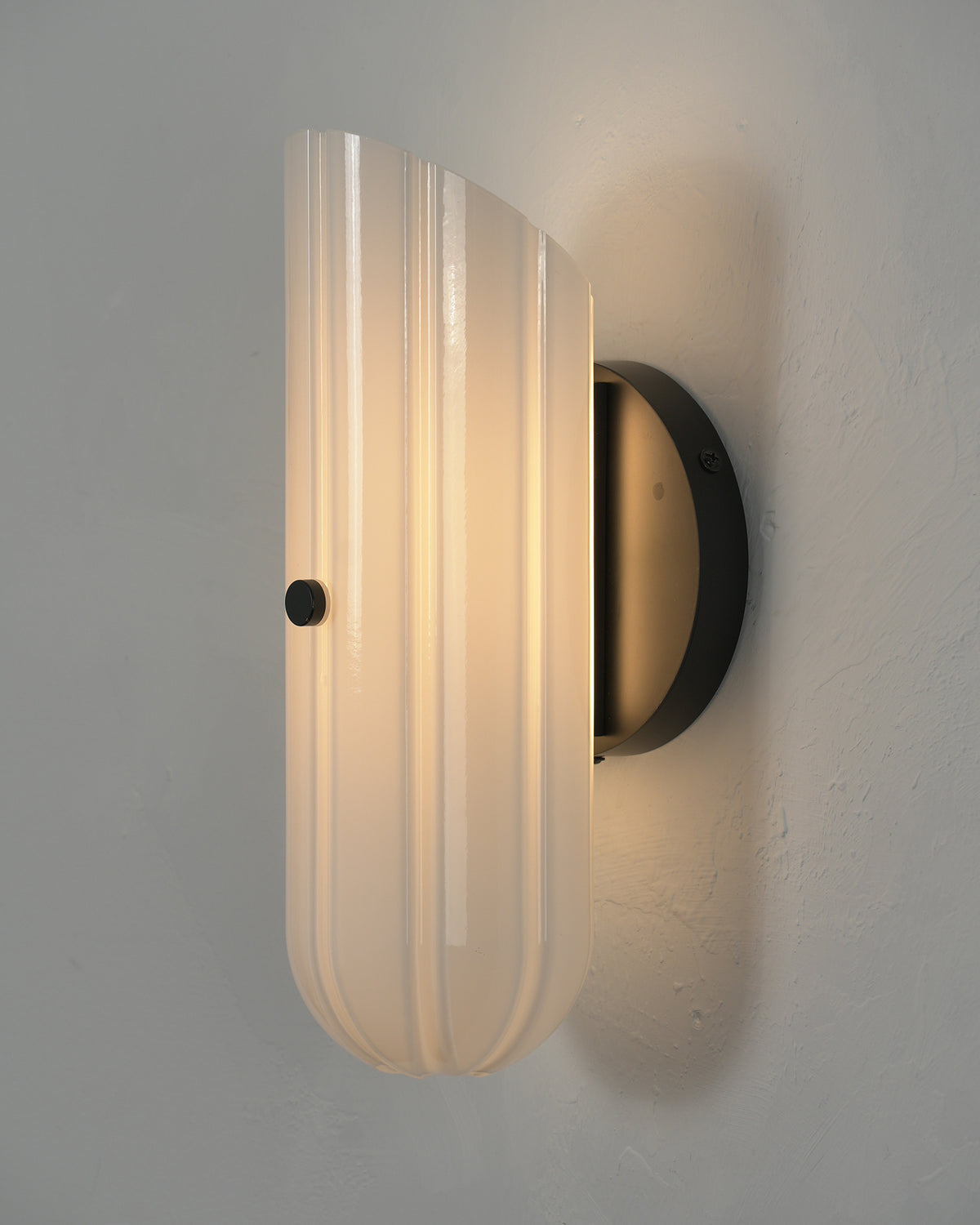 Bastien Milk Glass Wall Sconce