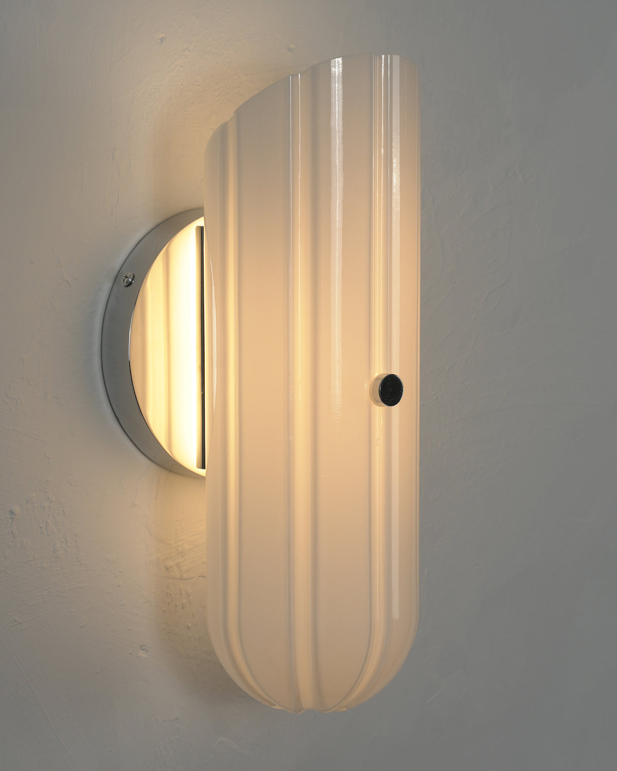 Bastien Milk Glass Wall Sconce