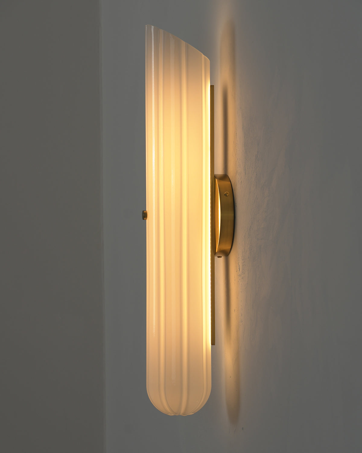 Bastien Milk Glass Wall Sconce