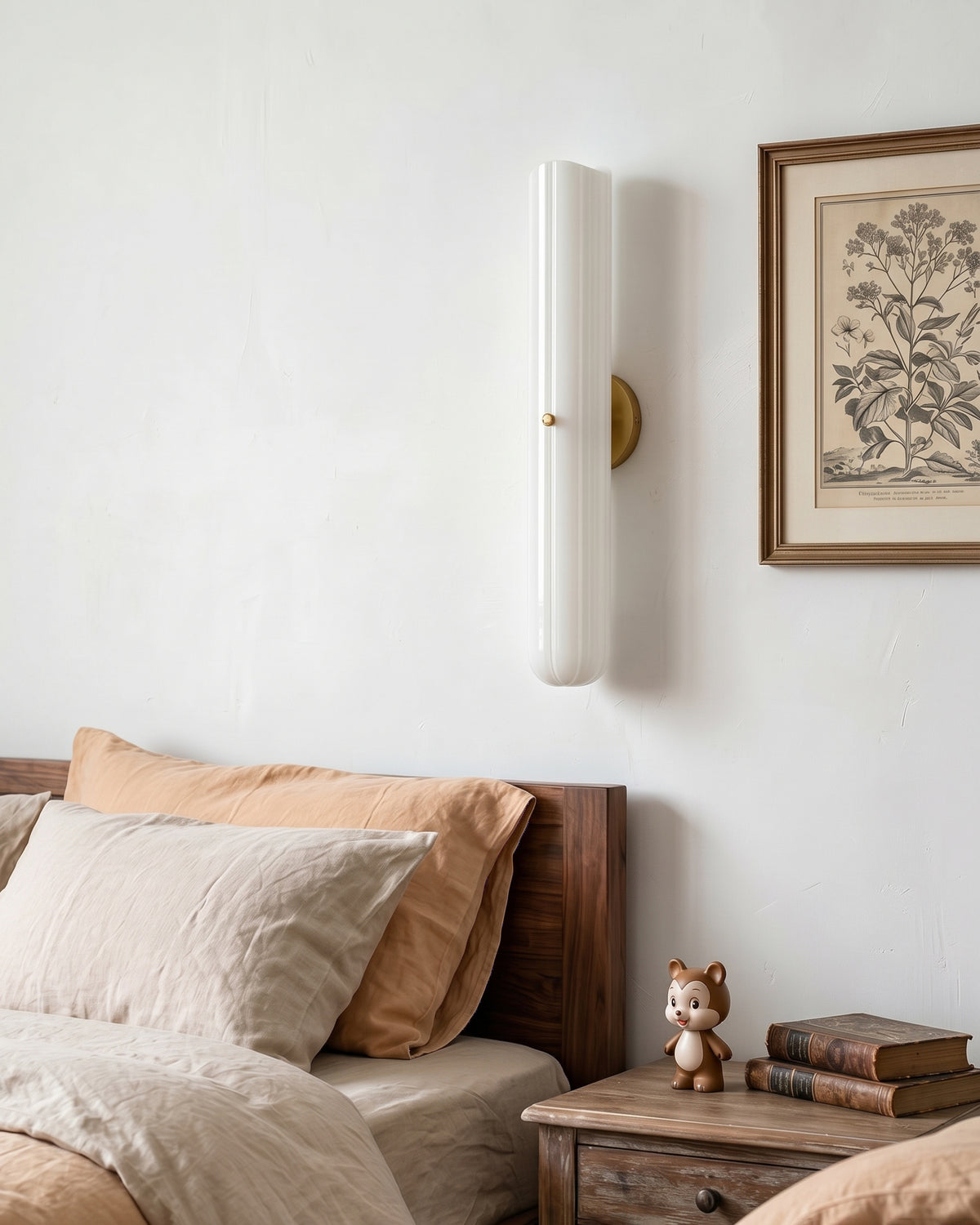 Bastien Milk Glass Wall Sconce