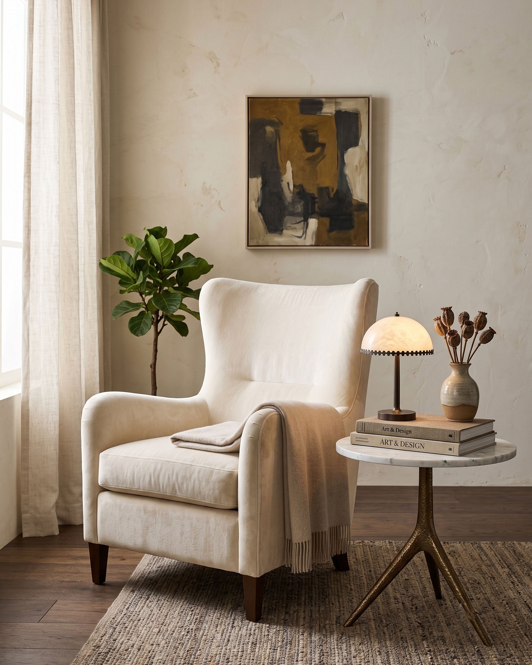 Baxter Alabaster Table Lamp
